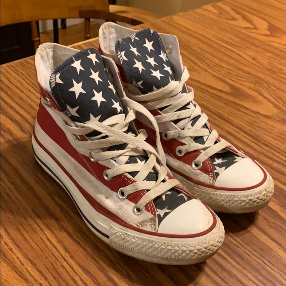 American flag converse